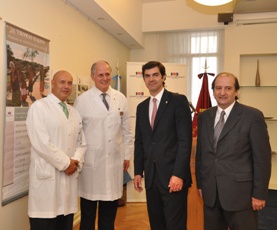 Autoridades del hospital recibieron al Dr Urtubey1