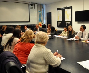 Reunión por sistema promotores de turnos