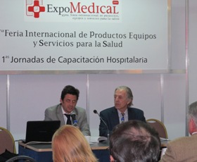 El Dr Rafael Acevedo junto al Dr Héctor Vazzano