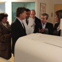 Baires. Agosto 22 de 2013. El jefe de Gobierno de la Ciudad de Buenos Aires, Mauricio Macri, inauguró hoy una Cámara Gamma y un Tomógrafo en el Hospital Argerich.   Foto Mariana Sapriza-gv/GCBA.-