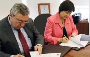 firma del acuerdo