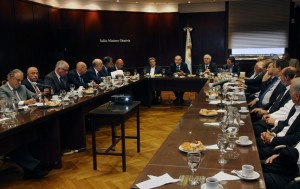 Lemus con directivos de prepagas