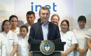 Macri en el INET