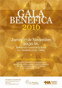 Afiche gala benéfica