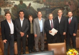 Dr. Carlos Usandivaras, Dr. Sergio Cornejo, Dra. Isabel Martínez, Dr. Daniel Palavecino, Dr. Jorge Lemus, Dr. Raúl Mascaró y Dr. Ricardo Pesenti