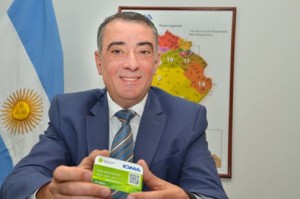 Presentando la tarjeta magnética