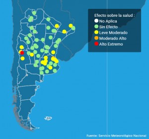 Mapa Ola de Calor
