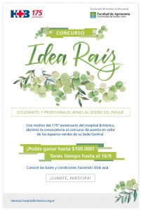 Flyer - Concurso Espacios Verdes
