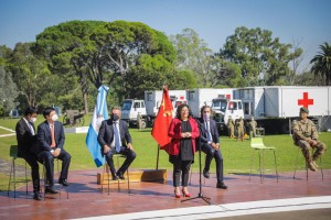 hospital movil en Campo de Mayo