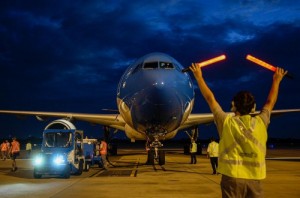 llegada del vuelo