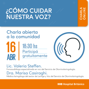 Cuidado de la voz