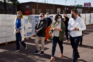 Vizzotti y funcionarios en Dinesa