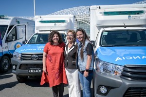 San Luis entrega de ambulancias