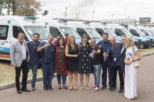 entrega de ambulancias