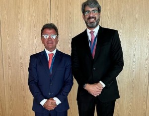 Con el Superintendente de Servicios de Salud de Brasil