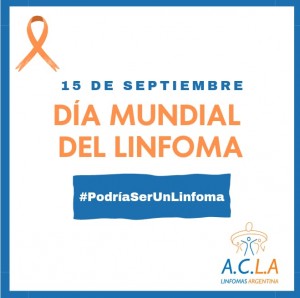 Flyer Día Mundial del Linfoma 2023