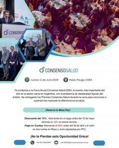 Flyer Cena Anual 2024