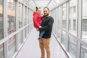 Francesca y papá
