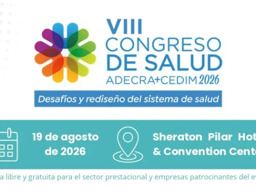 El 19 de agosto se realizará el VIII Congreso de Salud Adecra+Cedim 2026